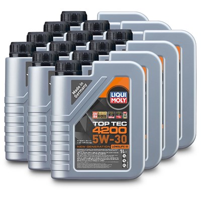 Liqui Moly 12x 1 L Top Tec 4200 5W-30 [Hersteller-Nr. 3706] von Liqui Moly