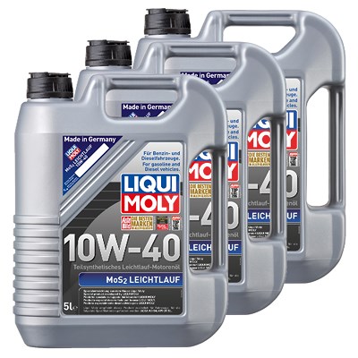 Liqui Moly 15 L MoS2 Leichtlauf 10W-40 [Hersteller-Nr. 1092] von Liqui Moly