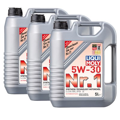 Liqui Moly 15 L Nr. 1 Motorenöl 5W-30 [Hersteller-Nr. 20616] von Liqui Moly