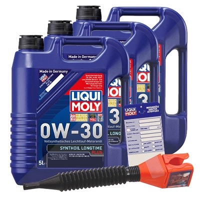 Liqui Moly 15 L Synthoil Longtime Plus 0W-30 + Ölw.-Anhänger von Liqui Moly