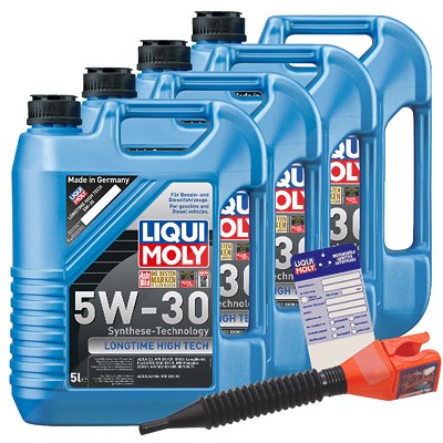 Liqui Moly 20 L Longtime High Tech 5W-30 + Ölwechsel-Anhänger von Liqui Moly