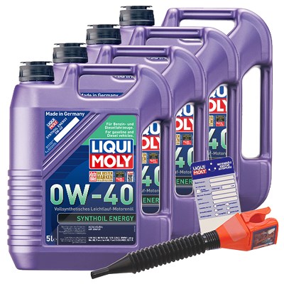 Liqui Moly 20 L Synthoil Energy 0W-40 + Ölwechsel-Anhänger von Liqui Moly