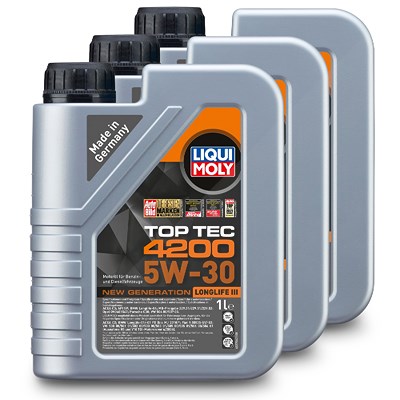 Liqui Moly 3x 1 L Top Tec 4200 5W-30 [Hersteller-Nr. 3706] von Liqui Moly