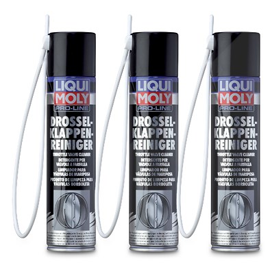 Liqui Moly 3x 400ml Pro-Line Drosselklappen-Reiniger [Hersteller-Nr. 5111] von Liqui Moly