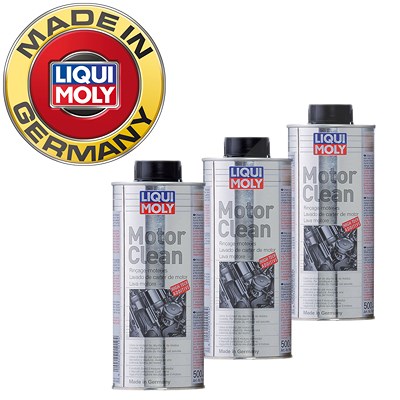 Liqui Moly 3x 500ml MotorClean [Hersteller-Nr. 1019] von Liqui Moly