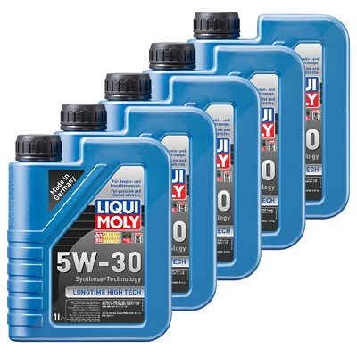 Liqui Moly 5x 1 L Longtime High Tech 5W-30 [Hersteller-Nr. 1136] von Liqui Moly