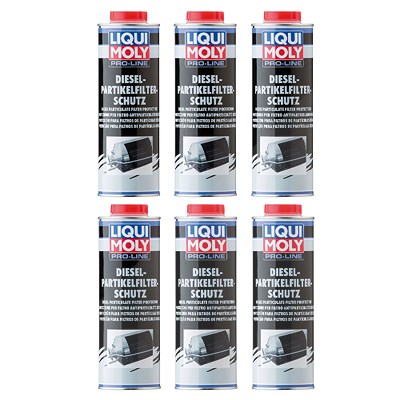 Liqui Moly 6x 1 L Pro-Line Diesel Partikelfilter Schutz [Hersteller-Nr. 5123] von Liqui Moly