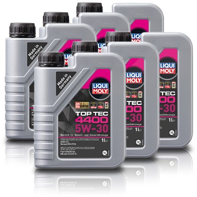 Liqui Moly 6x 1 L Top Tec 4400 5W-30 [Hersteller-Nr. 3750] von Liqui Moly