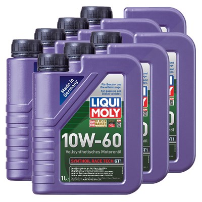 Liqui Moly 7x 1 L Synthoil Race Tech GT1 10W-60 [Hersteller-Nr. 1390] von Liqui Moly