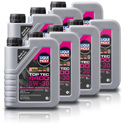 Liqui Moly 7x 1 L Top Tec 4400 5W-30 [Hersteller-Nr. 3750] von Liqui Moly