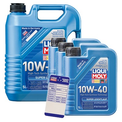 Liqui Moly 8 L Super Leichtlauf 10W-40 + Ölwechsel-Anhänger von Liqui Moly