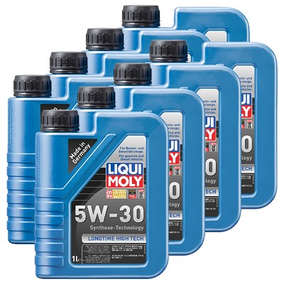 Liqui Moly 8x 1 L Longtime High Tech 5W-30 [Hersteller-Nr. 1136] von Liqui Moly