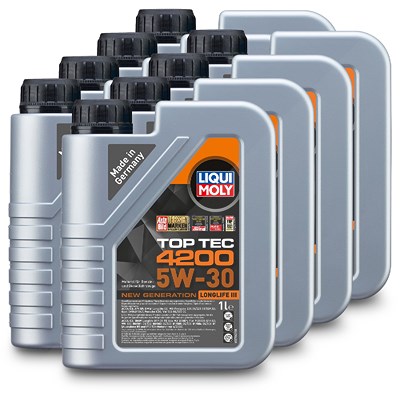 Liqui Moly 8x 1 L Top Tec 4200 5W-30 [Hersteller-Nr. 3706] von Liqui Moly