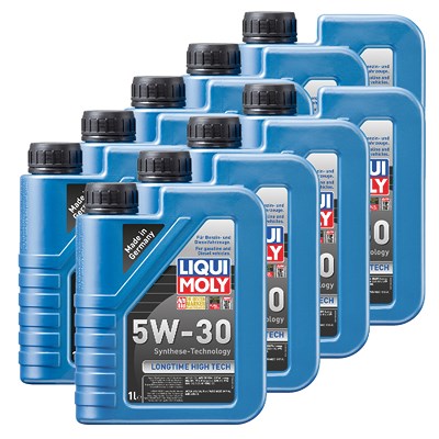 Liqui Moly 9x 1 L Longtime High Tech 5W-30 [Hersteller-Nr. 1136] von Liqui Moly