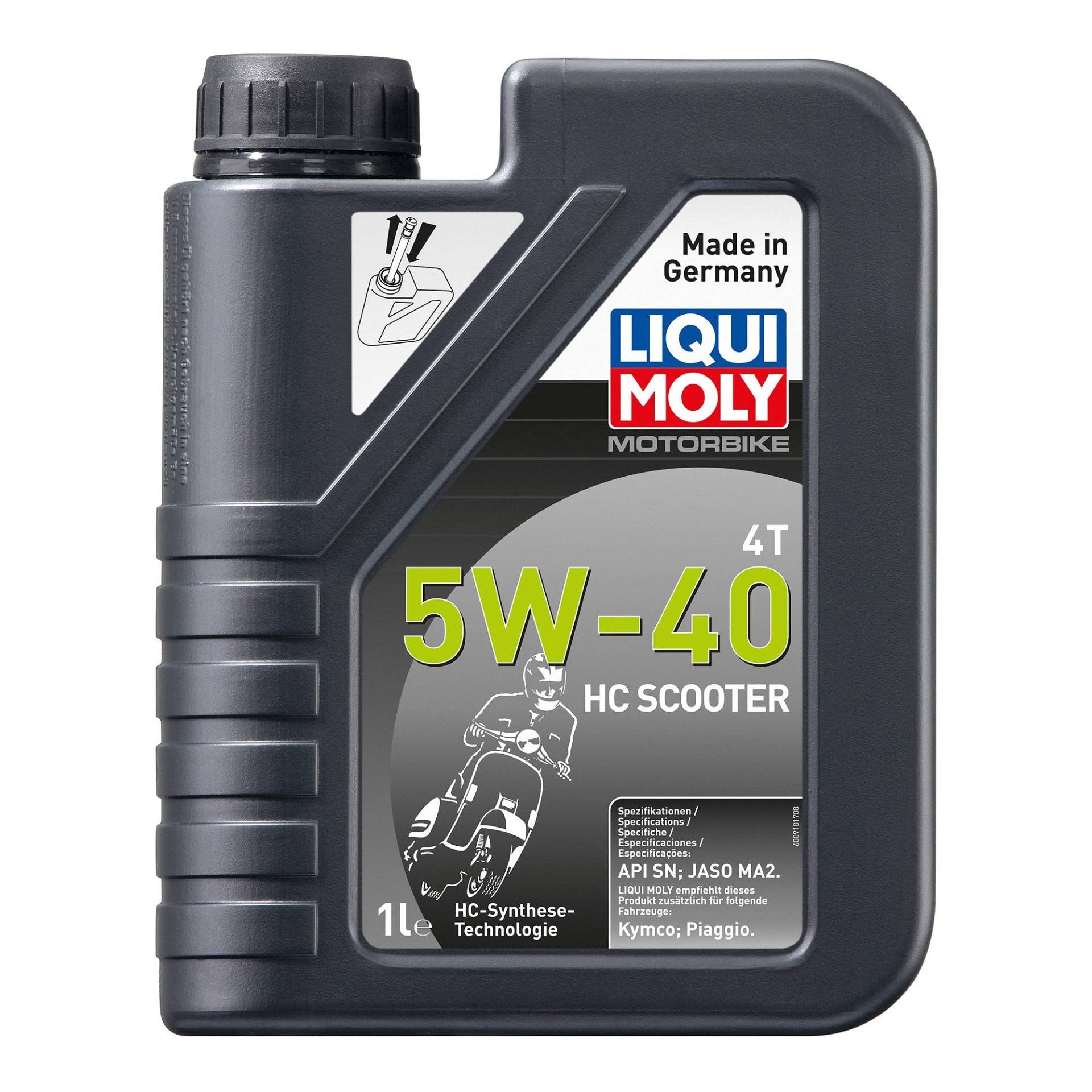 LIQUI MOLY Motorbike 4T 5W-40 HC Scooter | 1 L | Motorrad Synthesetechnologie Motoröl | Art.-Nr.: 20829 von Liqui Moly