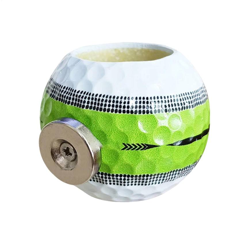 Magnetischer Golfball-Zigarettenhalter - Golfball-Zigarettenhalter für Männer, Zigarettenetuihalter | Tragbarer Zigarettenständer, magnetischer Golfwagen-Zigarettenhalter, Zigarettenetuihalter von Liqzirtu