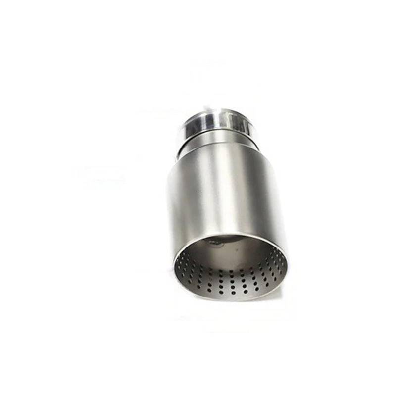 Abgasrohrleitungen 1 Stück 63 Mm 60 Mm Schalldämpfer-Spitzensystem Rohr Universal-Auspuffspitze Aus Mattem Edelstahl Auto-Auspuffspitze Auspuff Schalldämpfer(A ID54MM OD114MM) von Litemai