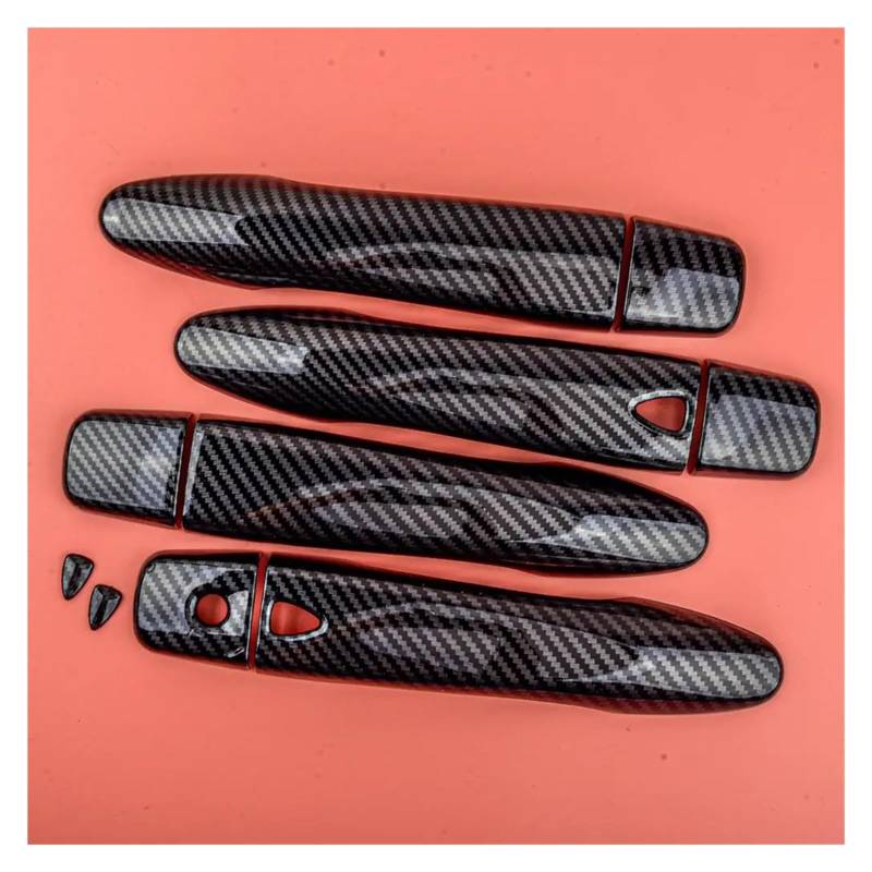 Außentürgriff Abdeckung Für M&axim- a 2016 2017 2018 2019 2020 2021 Carbon Fiber Style Schwarz Auto Türgriff Abdeckung Trim ABS Kunststoff 1 Set Türaußengriff von Litemai