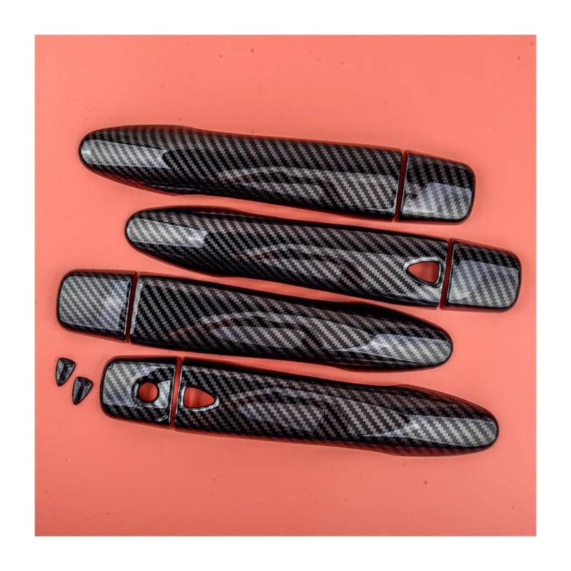 Außentürgriff Abdeckung Passend für M&axim- a 2016 2017 2018 2019 2020 2021 Set Carbon Fiber Style Schwarz Auto Türgriff Abdeckung Trim ABS Kunststoff Türaußengriff von Litemai