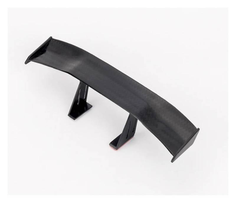 Auto Heckspoiler Carbon Look Auto Heckspoiler Flügel Kleines Modell Dekoration Auto Winglet ABS Zubehör Universal Auto Heckspoiler Flügel(Black) von Litemai