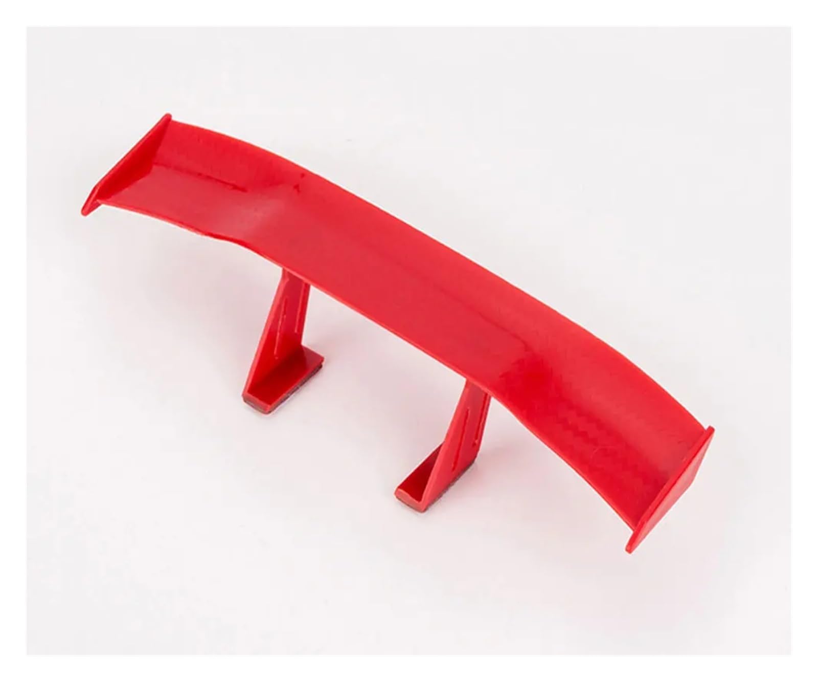 Auto Heckspoiler Carbon Look Auto Heckspoiler Flügel Kleines Modell Dekoration Auto Winglet ABS Zubehör Universal Auto Heckspoiler Flügel(Red) von Litemai