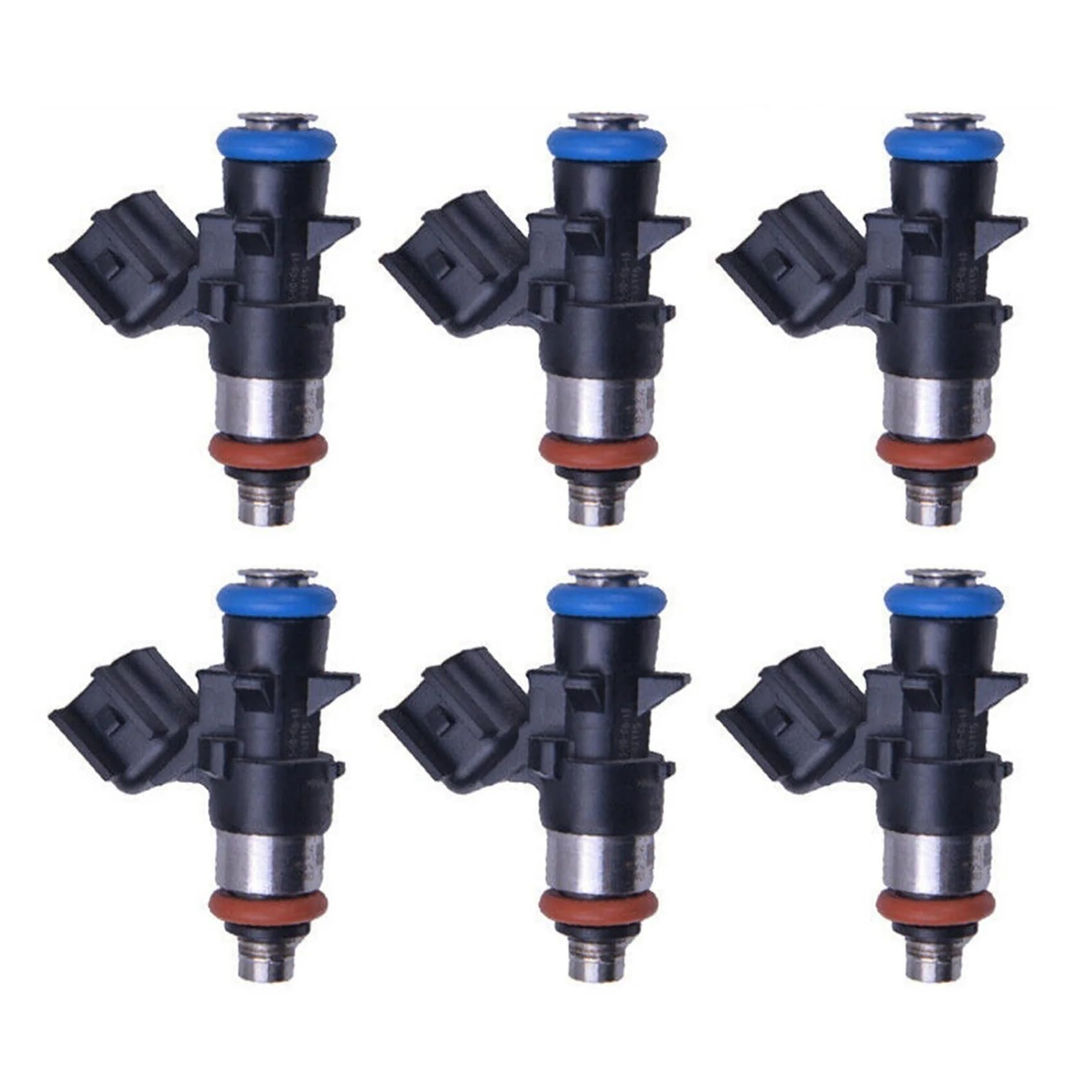 Kraftstoffdüse 0280158233 5184085AC FJ1147 Für R&am 3,6 L 6 Pcs Kraftstoff Injektoren Injektor Düse Auto Spray Düse von Litemai