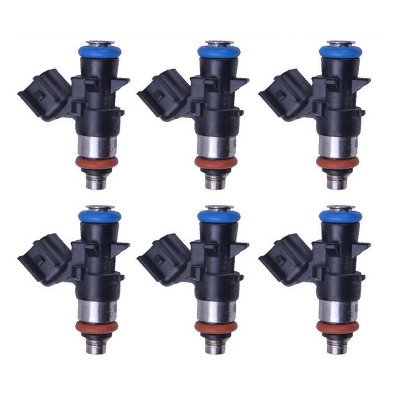 Kraftstoffdüse 0280158233 5184085AC FJ1147 Für R&am 3,6 L 6 Pcs Kraftstoff Injektoren Injektor Düse Auto Spray Düse von Litemai