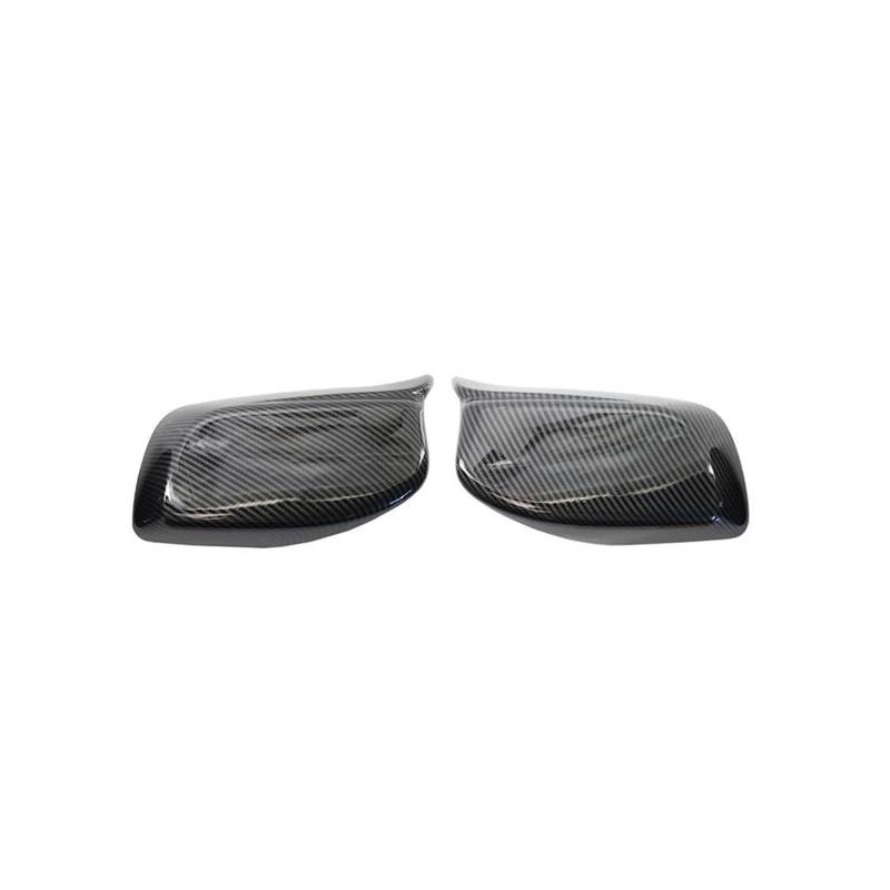 Spiegelkappen Ersatz Für 5 Series E60 E63 E64 E61 2004-2008 520i 525i 528i 528xi 530i Auto Carbon Fiber Look Schwarze Rückspiegel-Abdeckkappen 2 Stück SeiteSpiegel Abdeckungen(Forged Carbon Look) von Litemai