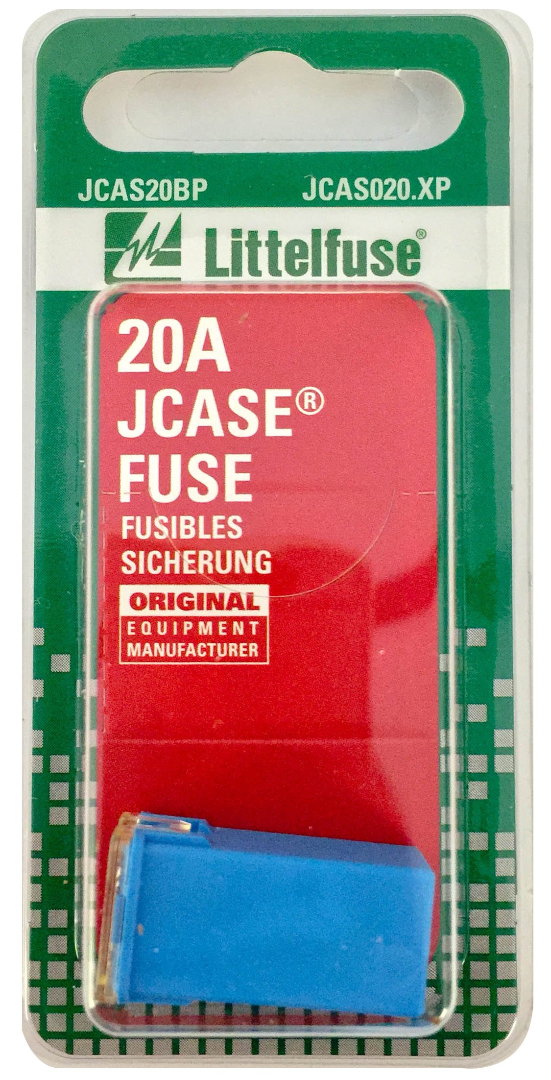 Littelfuse Autofuse 32V FUSE jcas20bp, Kunststoff, Durchsteckmontage oder Oberflächenmontage von Littelfuse