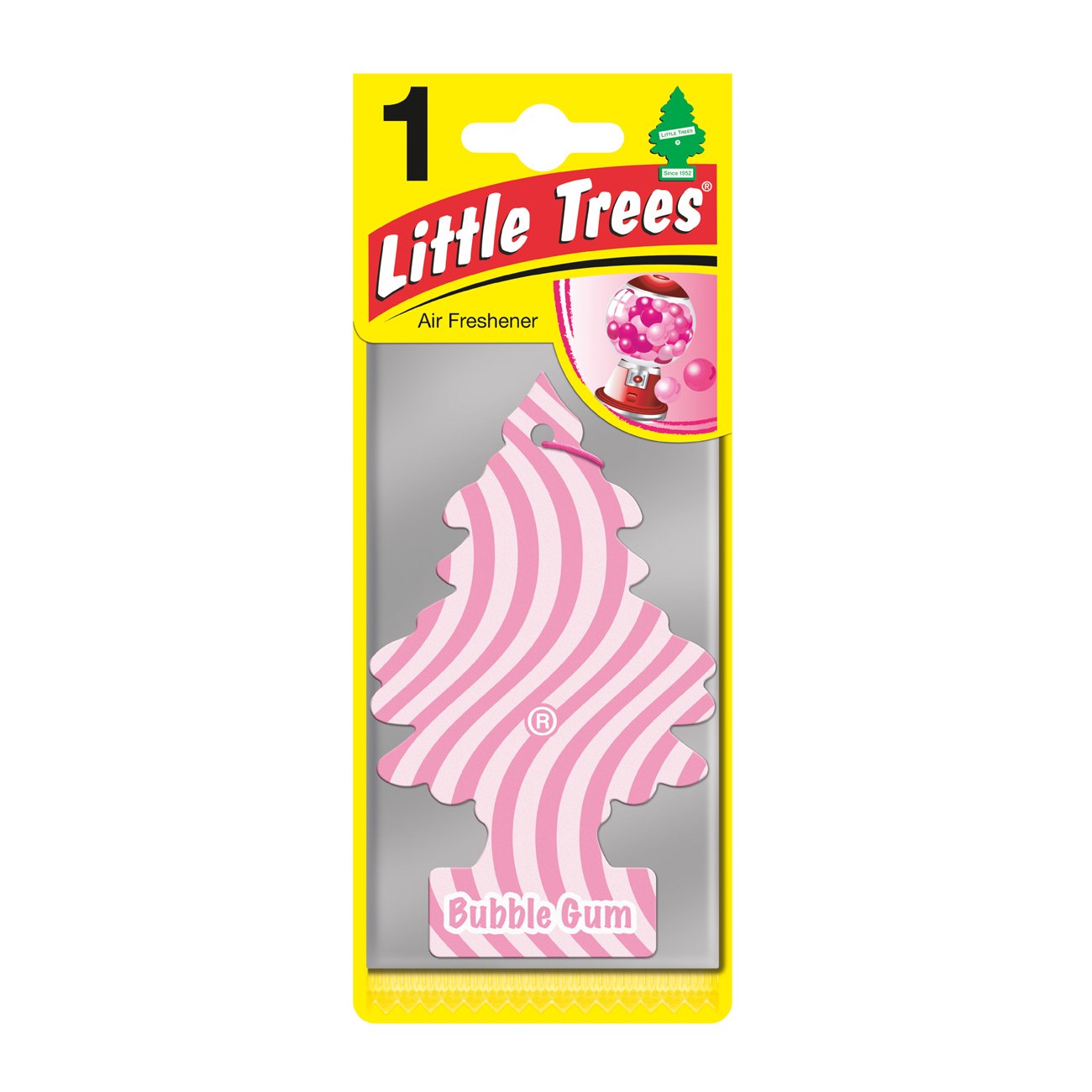 Little Trees MTR0066 Lufterfrischer, Bubble Gum, 6 Stück von Little Trees