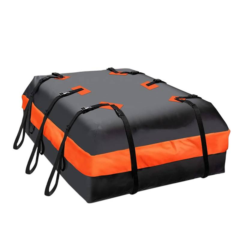 Autodach-Gepäcktasche Für Ford Focus St Line St Line MK4 Station Wagon 2004-2021,wasserdichte Frachttasche Faltbare Dachtasche Dachkoffer Aufbewahrungsbox,C-Orange with Black von LiuROSE