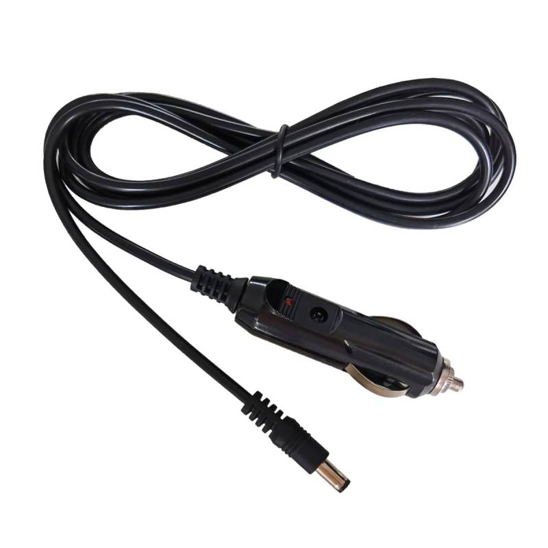 Liwinting KFZ Universal Netzkabel 5,5 x 2,1mm zum Zigarettenanzünder DC-Autoladegerät, Auto-Stromversorgungskabel für Autos, DVD-Player, Router und andere Geräte 2m von Liwinting