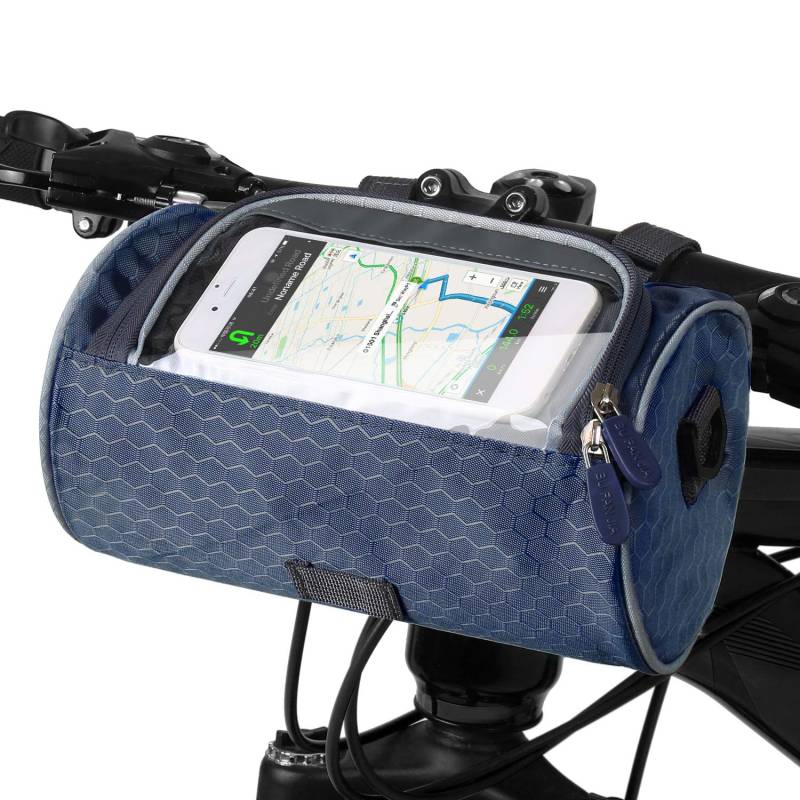 Lixa-da Fahrrad Lenkertasche wasserdichte Fahrradtasche mit Touchscreen PVC-Sichtfenster, Umhängetasche Multifunktionale Fahrradtasche für Fahrräder Vorne Fahrradpackung von Lixada