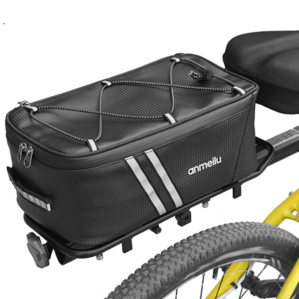 Lixada Fahrradtasche, 7/12 l, Gepäckträgertasche, wasserdicht, mit Regenhülle, wasserdicht, für Fahrrad, MTB, Radfahren von Lixada