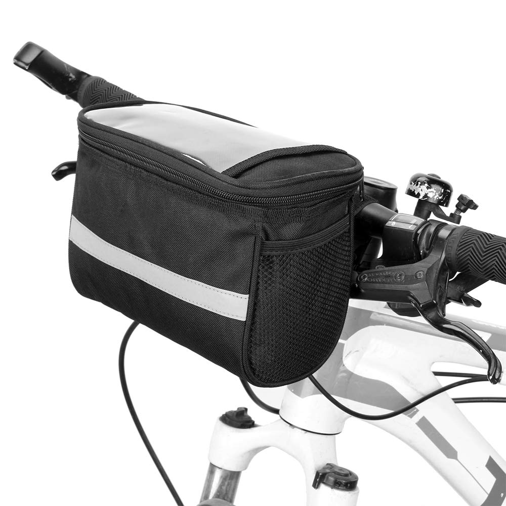 Lixada Fahrradtasche vorne, MTB, Fahrrad, Lenker, Tasche, Korb, Kühlbox, reflektierendes Band von Lixada