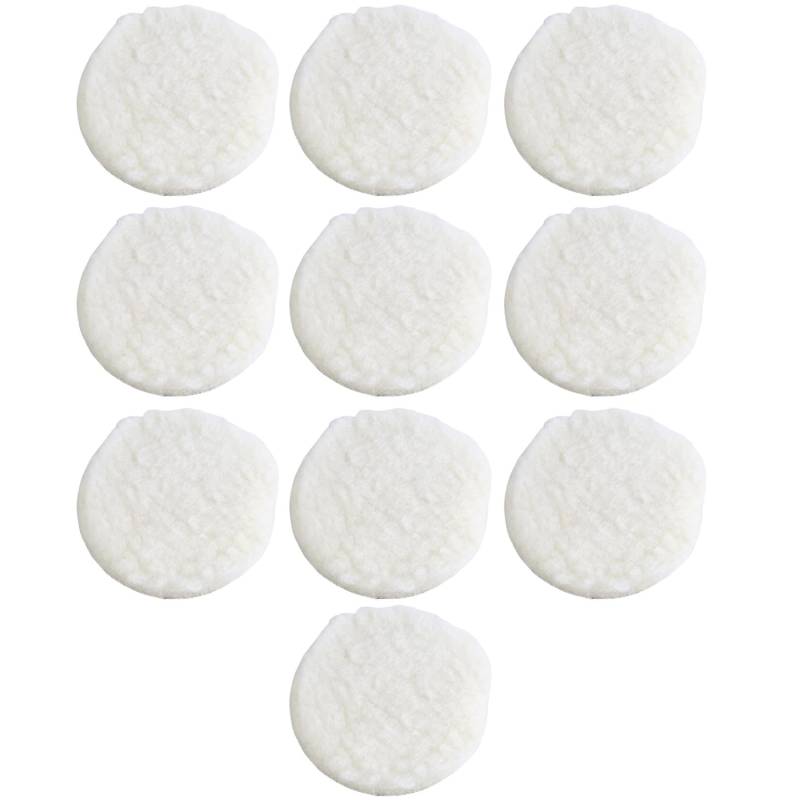 Lizien 10 Stücke 125 Mm Auto Polier Scheibe 5 Polnischen Waxing Pads Polierer Motor Haube Auto Lack Pflege Polier Scheibe von Lizien