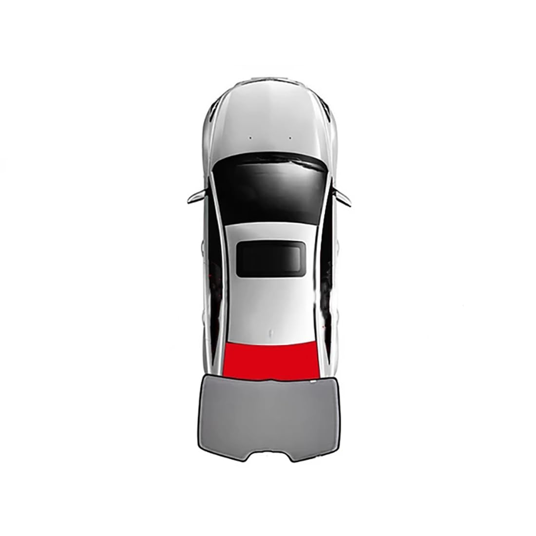 Magnetischer Auto-Sonnenschutz für Audi Q3 8U 2011-2018,Auto-4-Seiten-Fenster-Visier,vorderer und Hinterer Windschutzscheiben-Sonnenschutz,Rear Windshield von Lmmdhi