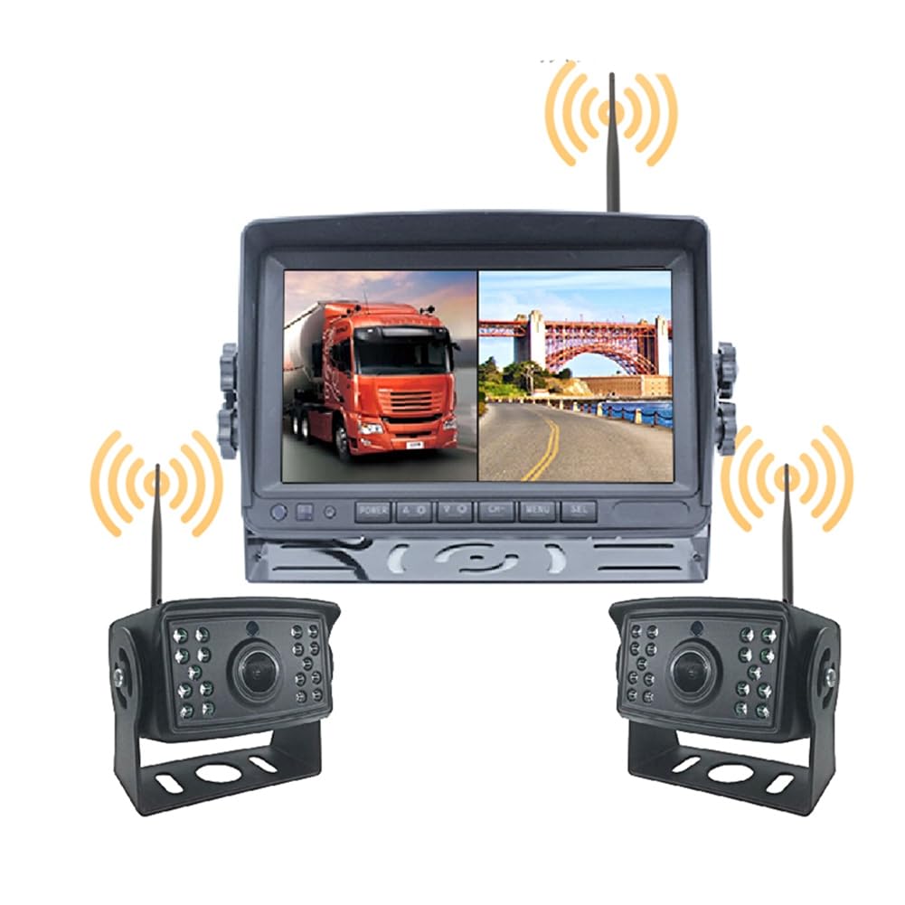 Lmzzdld 7-IPS-Auto-Überwachungs-Videorückgabedisplay, HD, Universelles Autoersatzteil, Zubehör von Lmzzdld