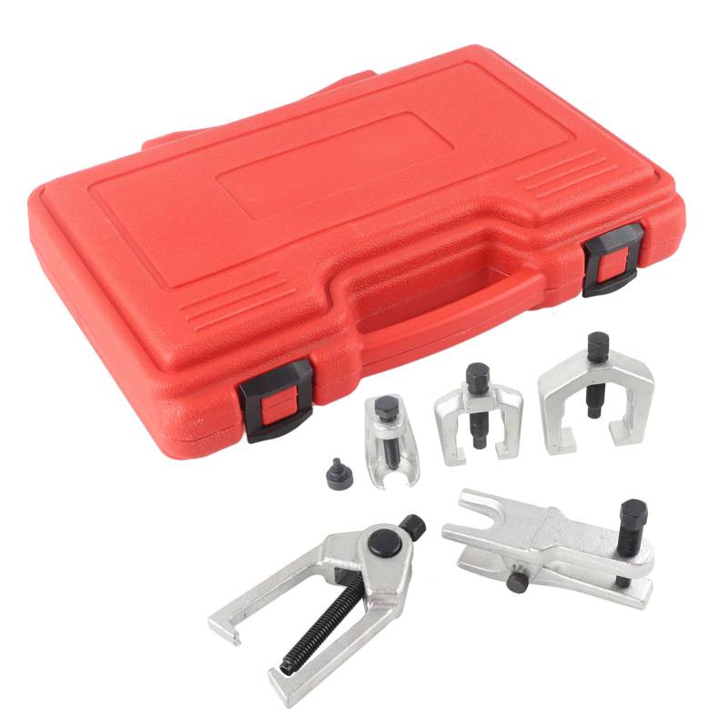 Loboo Idea 5pcs Vordere Ende Querlenker Kugelgelenk Spurstange Separator Abzieher Set Reparatur Werkzeug für Professionelle Mechaniker von Loboo Idea