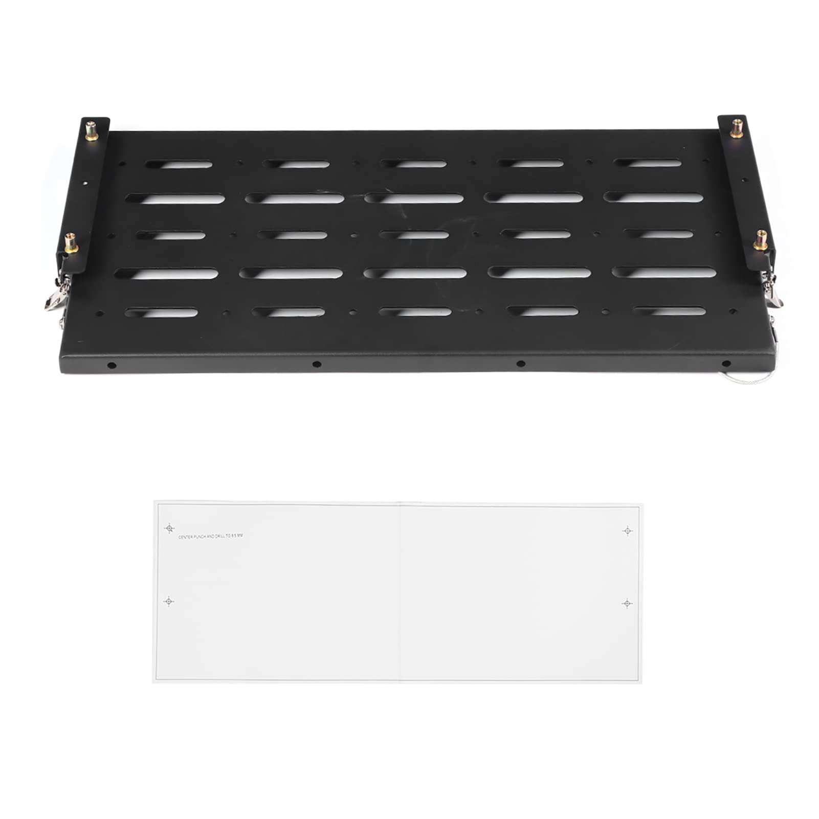 Loboo Idea Faltbare Heckklappen-Tisch Kofferraum Cargo Shelf Storage Bracket für Wrangler JK 2007-2017 von Loboo Idea