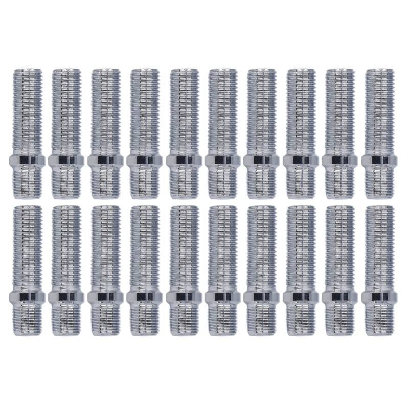 Loboo Idea Radumwandlungsbolzen, verlängerter Schaft, Adapter, Ersatz, 50 mm Länge, 33 mm, Radschraube (M12 x 1,5 - M12 x 1,5), 20 Stück von Loboo Idea