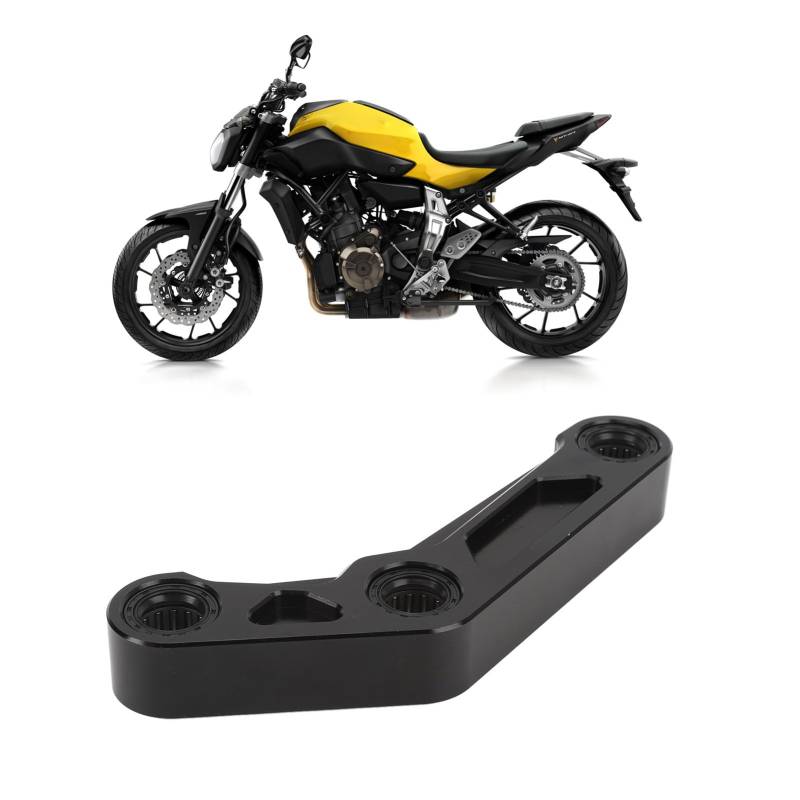 LOCADENCE Motorrad-Tieferlegungsstange, hintere Tieferlegungsstange, Metalllegierungs-Drop-Links-Hinterradaufhängungssatz-Zubehör für MT07 YZF-R7 2014-2024 (Schwarz) von Locadence