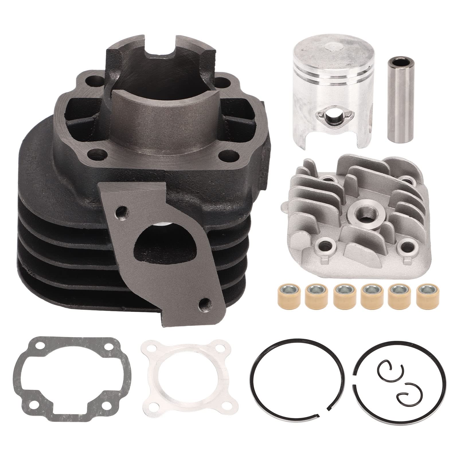 Locadence 40 mm Zylinderkolbensatz, Zylinderkolbendichtungen aus Aluminiumlegierung, Zylinderkolbenringe, Dichtungssatz, Zylinderstiftringsatz für 50 ml 2002 2011 von Locadence