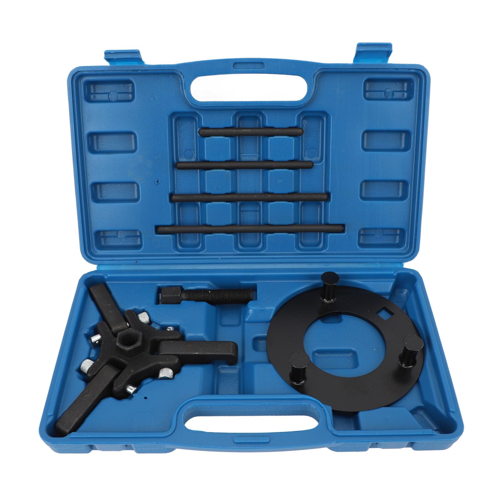 Locadence Harmonic Balancer Puller Kit, 3 Backen Verstellbarer Hochfester Kohlenstoffstahl Harmonic Damper Pulley Puller Ersatz für 2,0 L DOHC Non Turbo von Locadence