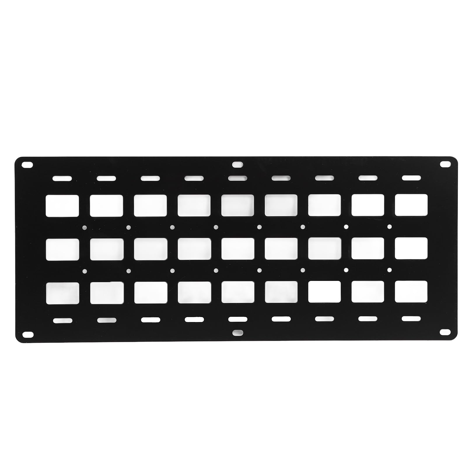 Locadence Molle-Panel für LKW-Ladefläche, Molle-Panel für Seitenladefläche mit Befestigungsbolzen, 810 x 340 x 2 mm, Ersatz für multifunktionales LKW-Panelsystem von Locadence