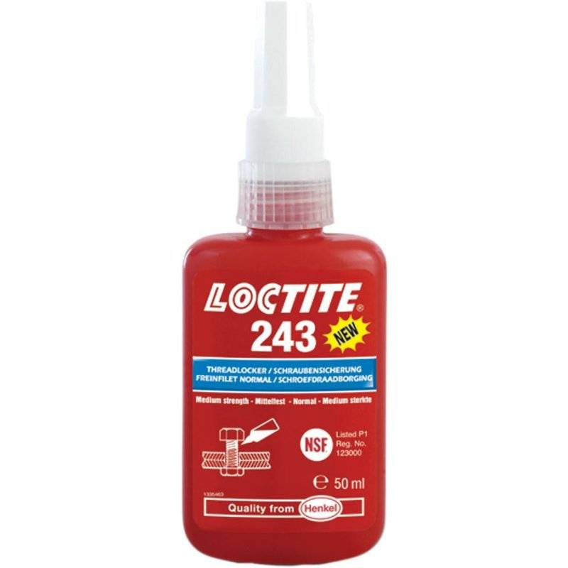 Loctite Schraubensicherung Loctite 50ml Mittelfest 243 (1,72 € pro 1 ml) von Loctite