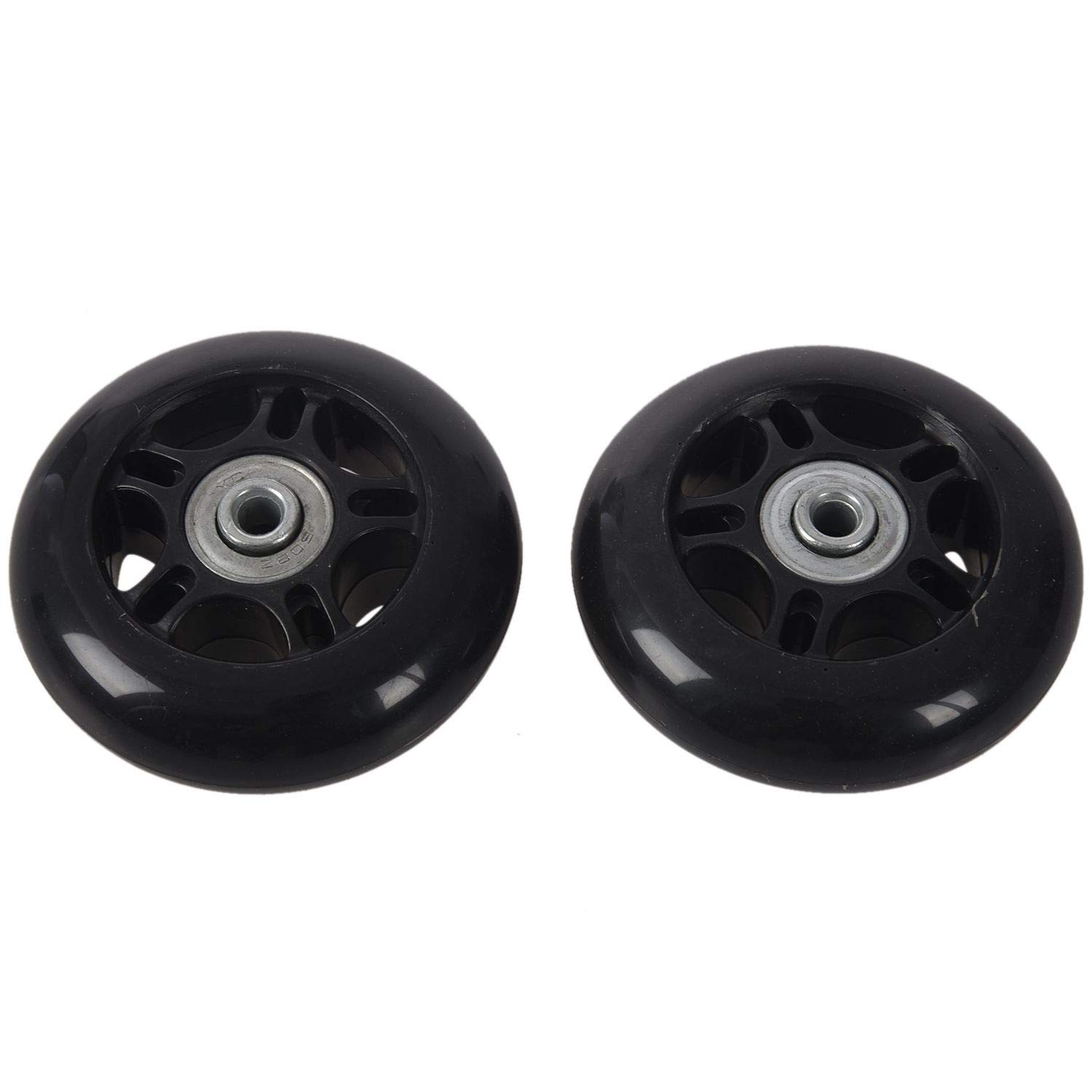 Ersatzrollen für Koffer/Inline-Skate, 64 x 18 mm, Schwarz, 2 Stück von Lodokdre