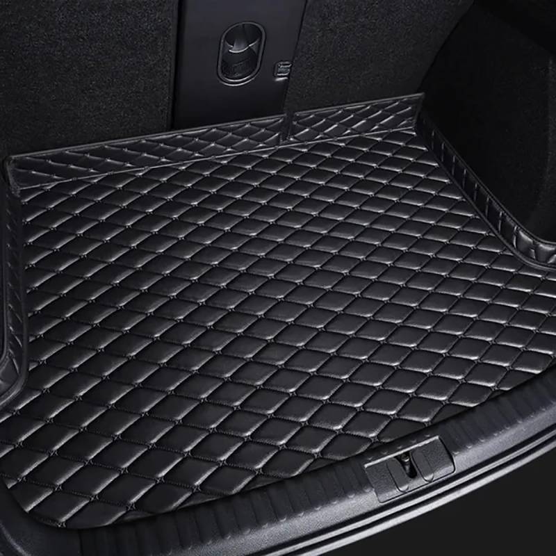 1 STÜCK High Side Kofferraummatte für Ford Focus MK4 2019-2021, High Edge Kofferraummatte, PU-Leder, wasserdicht/schmutzabweisend, All Black von LohxA