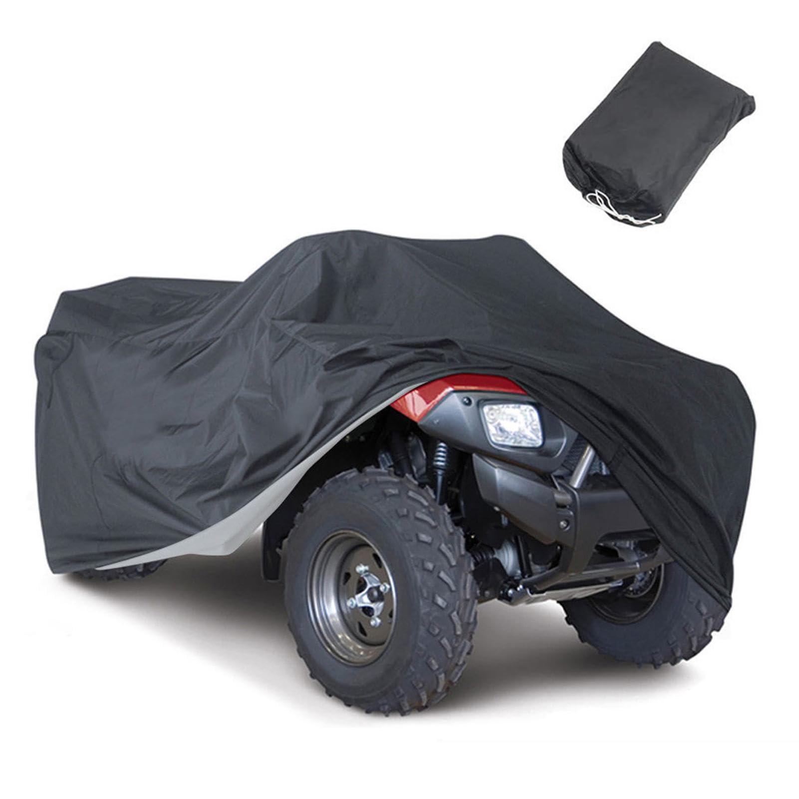 Lokaquk Car Cover All Weather Protection, Waterproof ATV Cover, All Weather Car Cover, UV Resistant Anti-Static Vehicle Protection - Sturdy Quad Cover for Safe Outdoor Storage of ATVs von Lokaquk