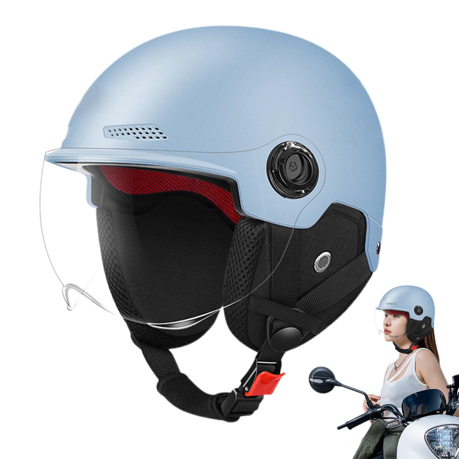 Lokaquk Schutzhelm, Fahrrad-Schutzhut - Unisex-Schutzhelm-Schutz | Atmungsaktive Innenfutter-Fahrradausrüstung für Outdoor-Abenteuer, Pendeln in der Stadt und Lange Fahrten von Lokaquk